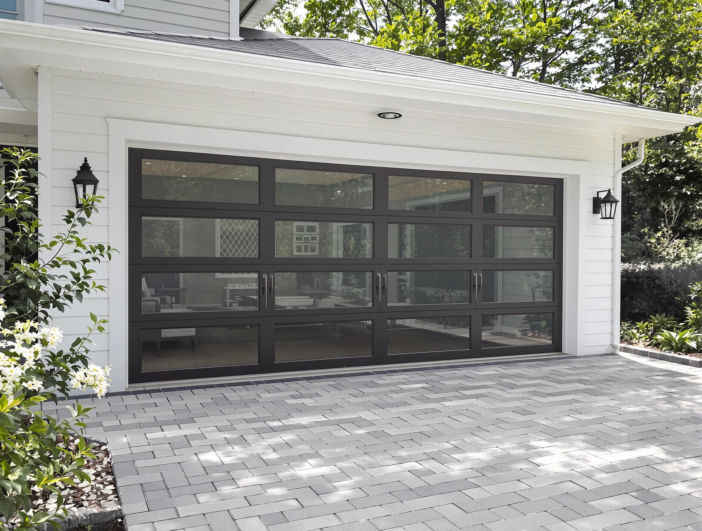 Centerville Garage Door Repair design specialist presenting custom garage door options to Centerville homeowner