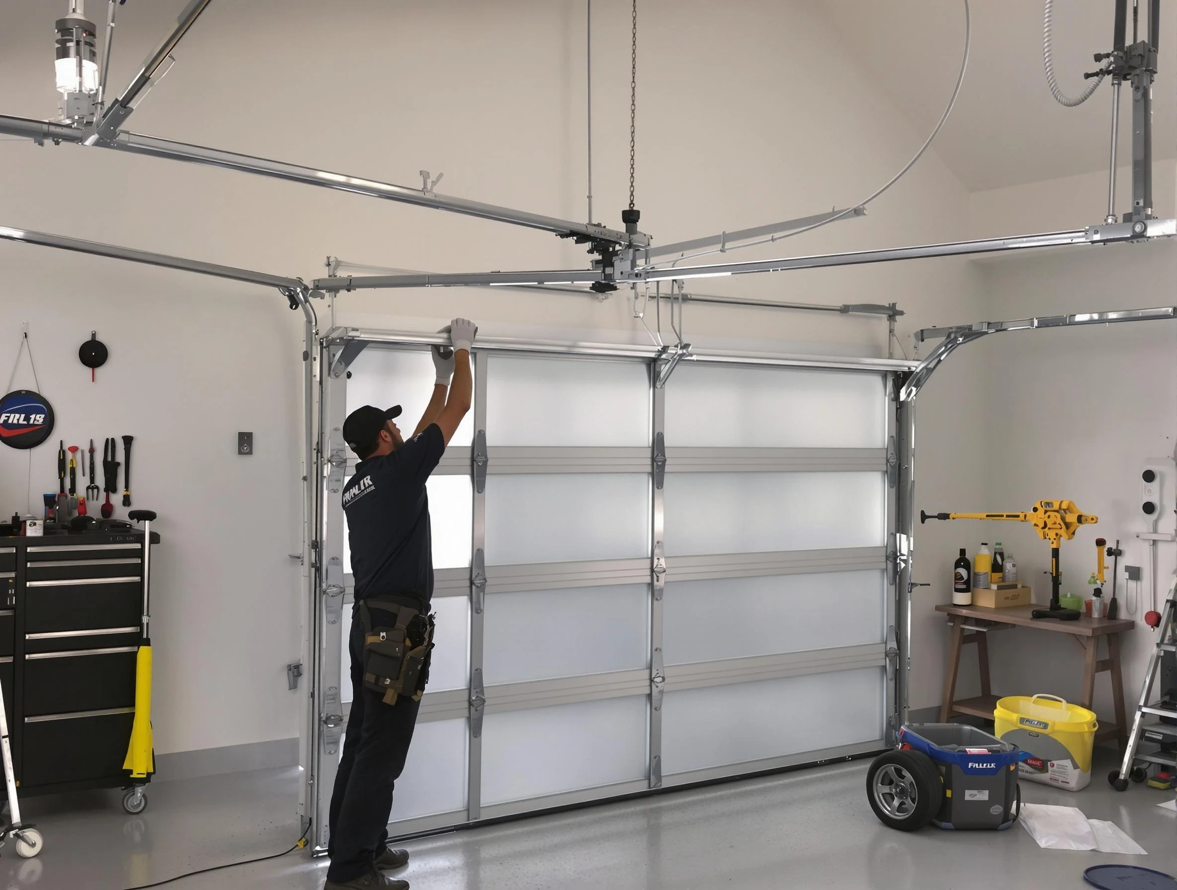 Centerville Garage Door Repair certified team performing precision garage door installation in Centerville